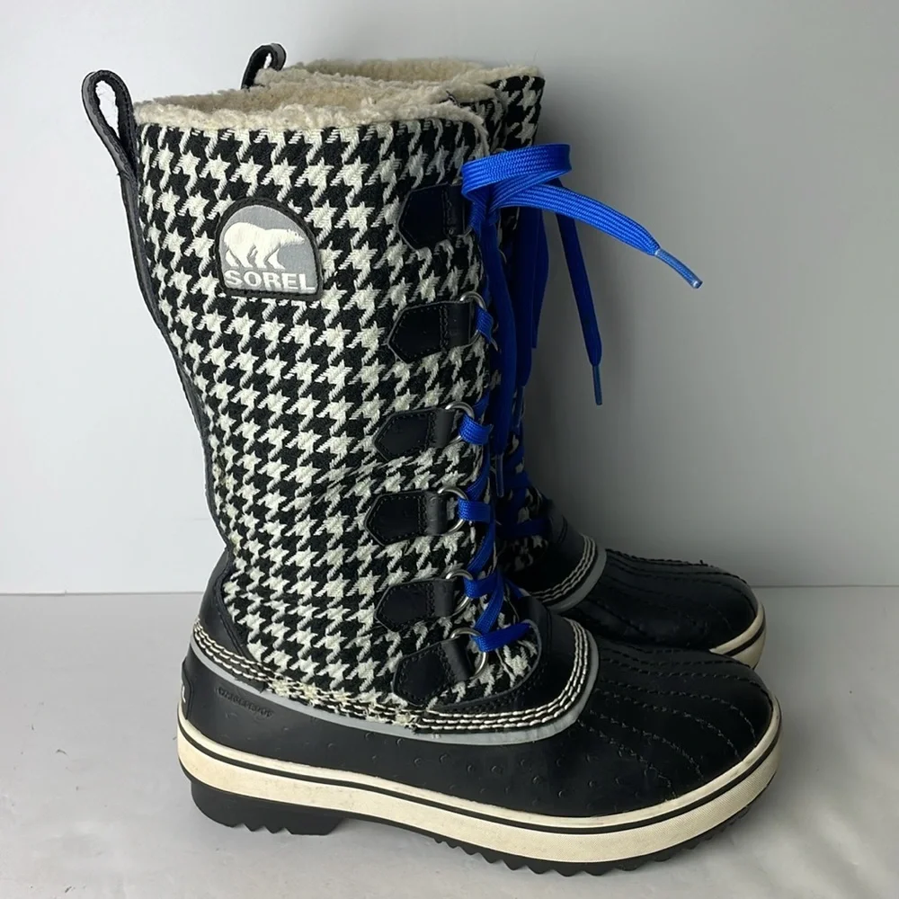 Sorel Tivoli Houndstooth Tall Winter Boots